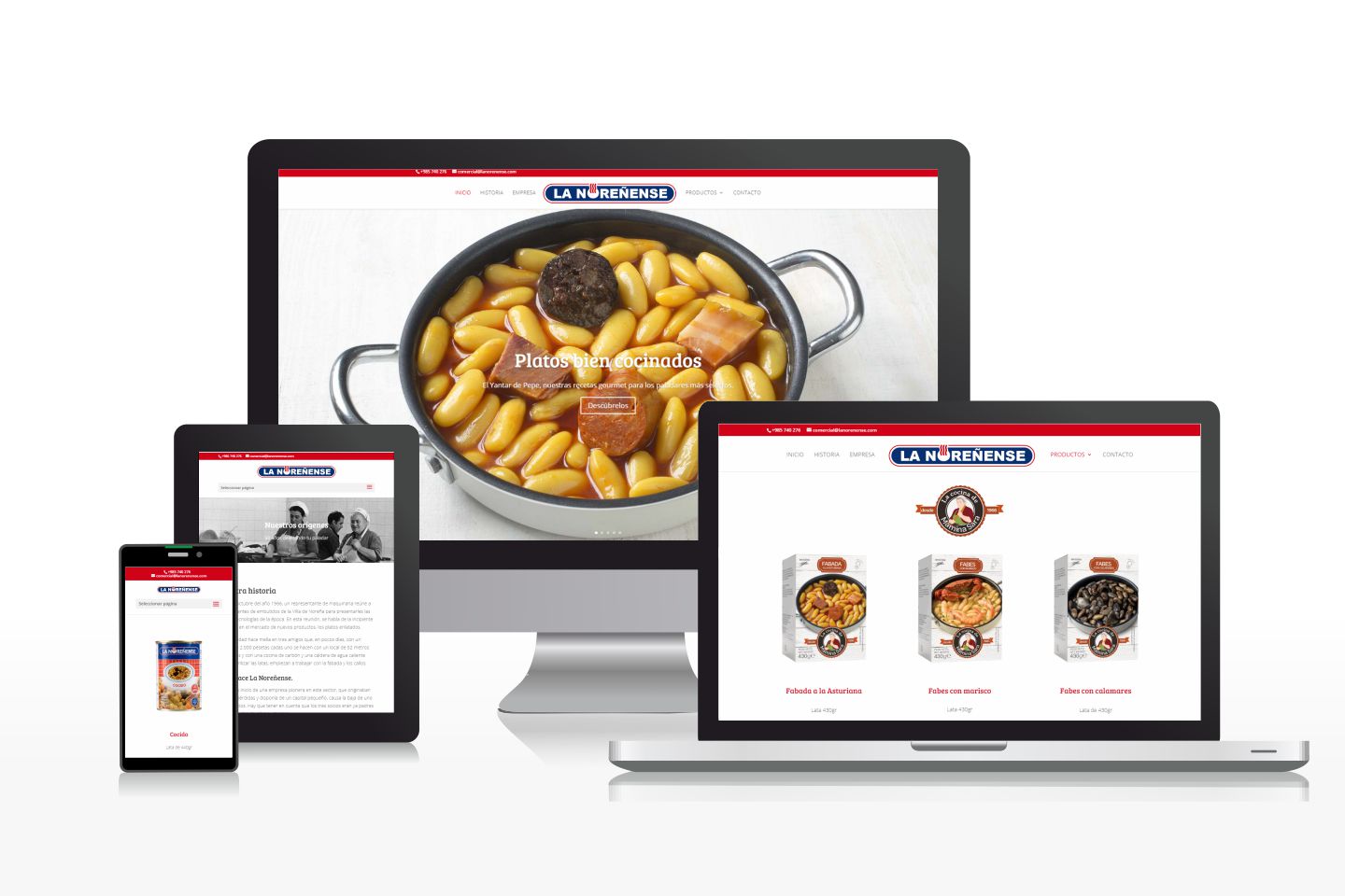 Diseño de catálogo virtual de alimentos precocinados